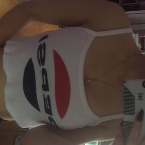 Zara X Pepsi cropped tank
